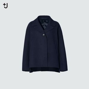 +J Double Face Oversized Shirt Jacket